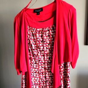 Perceptions New York Dress with Cardigan